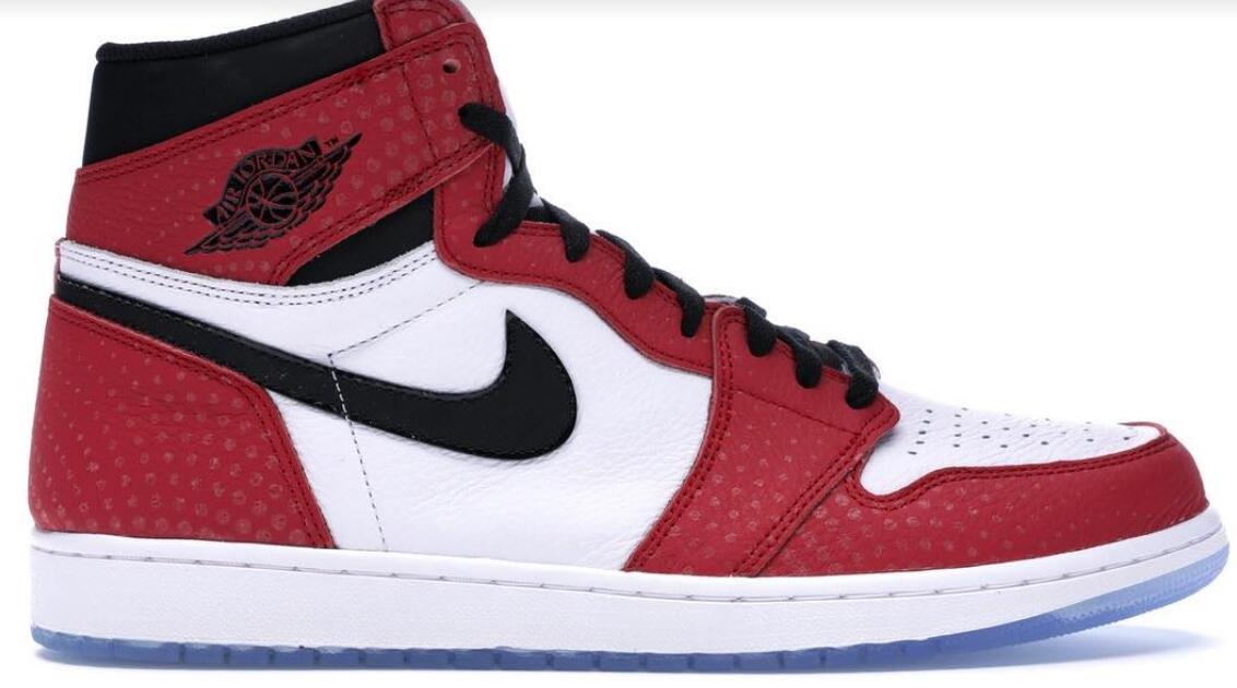 Men's Running weapon Air Jordan 1 Red And White Shoes 0115